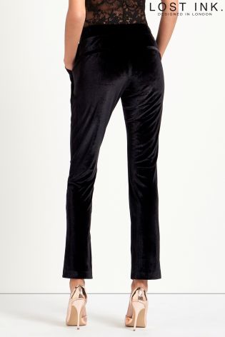 Lost Ink Velvet Trousers